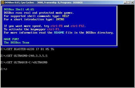 DOSBox Opening 的图像结果
