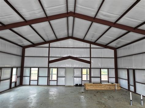40x60 Red Iron Metal Building in Lakewood Village, Texas 75068 ...