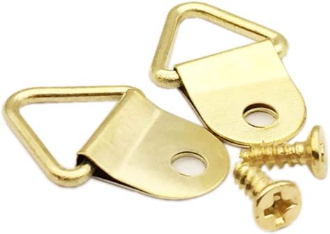 INFINITY ART PARTNER DIY Crafts Triangle -Shape Golden Metal Hook ...