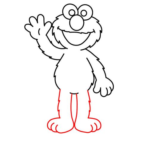 Elmo Drawing Tutorial 的图像结果