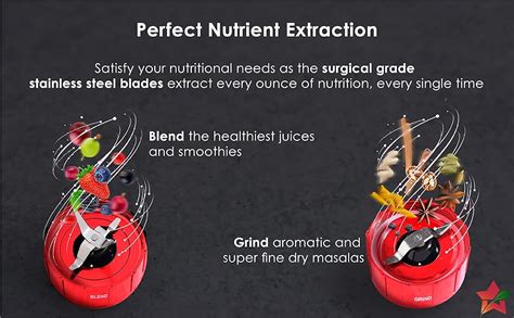 Buy Wonderchef Nutri-blend Mixer Grinder Blender, Smoothie Maker, 3 ...