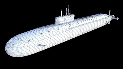 Project 955A Borei a Class Submarine - 3D Model by citizensnip