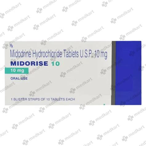MIDORISE 10MG TABLET 10'S Price, Uses, Side Effects & Substitutes | Medkart