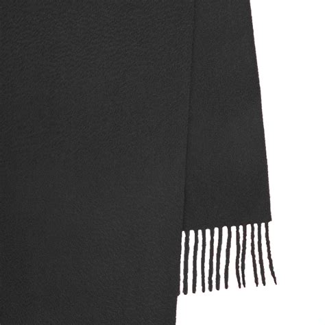Black Cashmere Scarf - Esclot Suit Tailors London