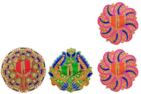 Buy kameshwari Enterprises Laddu Gopal Dress Combo of 4(Set of Four ...