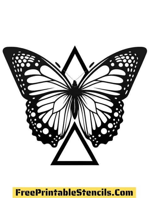 Printable Butterfly Stencil Tattoos - Printable Stencils