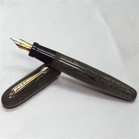 Gama MP German Ebonite Handmade Dark Grey and Black Color Pattern Body ...