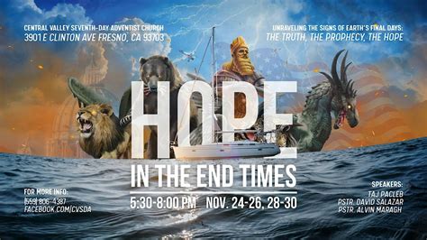 Hope in the End Times Bible Prophecy Seminar, Fresno Central Valley ...