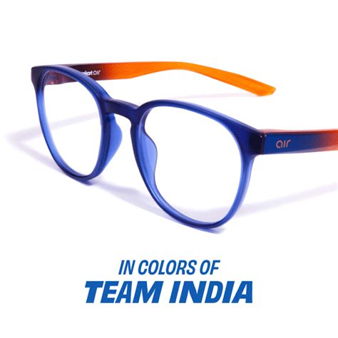 Blue Full Rim Square Lenskart Air Essentials LA E15019-C4 Eyeglasses