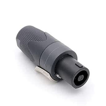 ESPtronics (1 Pc) 4 Pin Plug Audio Cable Plug Socket Adapter Speakon ...