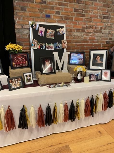 senior display table idea graduation table idea | High school ...