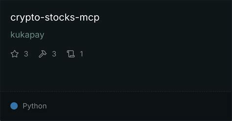 GitHub - kukapay/crypto-feargreed-mcp: Providing real-time and historical Crypto Fear & Greed Index  Aesthetic