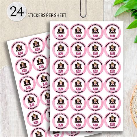 Thank you Stickers | Boss Baby Girls Theme – Ezyprints Studio