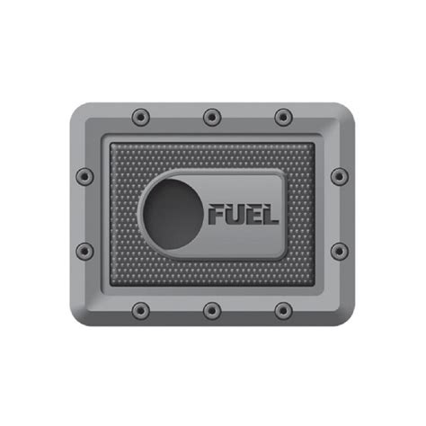 Autographix Square Tank Cap Fuel Badge (Multicolor) : Amazon.in: Car ...