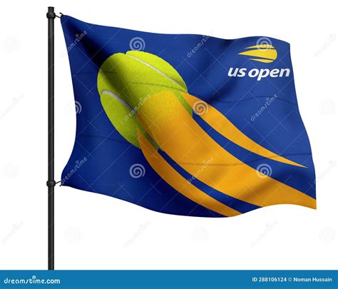 US Open Ball At Le Stade Roland Garros In Paris, France Flags Royalty ...