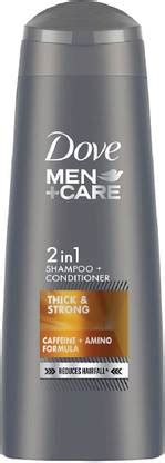 DOVE Men+Care Thick & Strong 2in1 Shampoo+Conditioner - Price in India ...