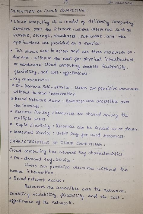 Cloud Computing - DEFINITION OF CLOUD CoMPUTI NG: " Cloud com pu ing s ...