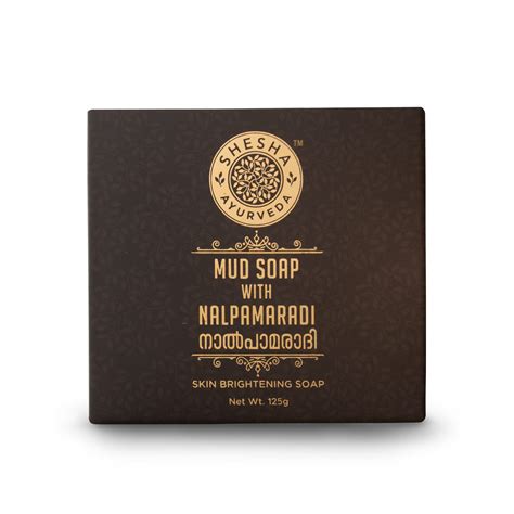 Buy SHESHA NATURALS Ayurveda Mud With Nalpamaradi Skin Brightening Soap ...