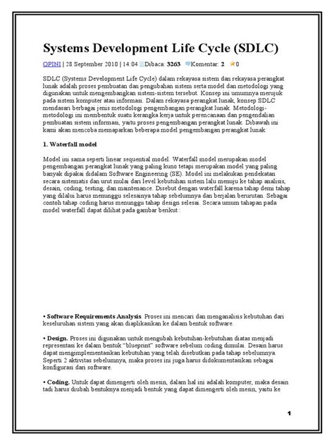 Image result for System Development Life Cycle Documentation Example.pdf