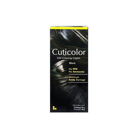 Cuticolor - Permanent Hair Color Cream (Black) – Dealderma