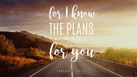 Jeremiah 29:11 PowerPoint template | I know the plans, Bible quotes ...