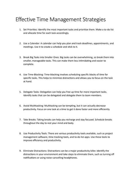 Image result for Basic Time Management Principles