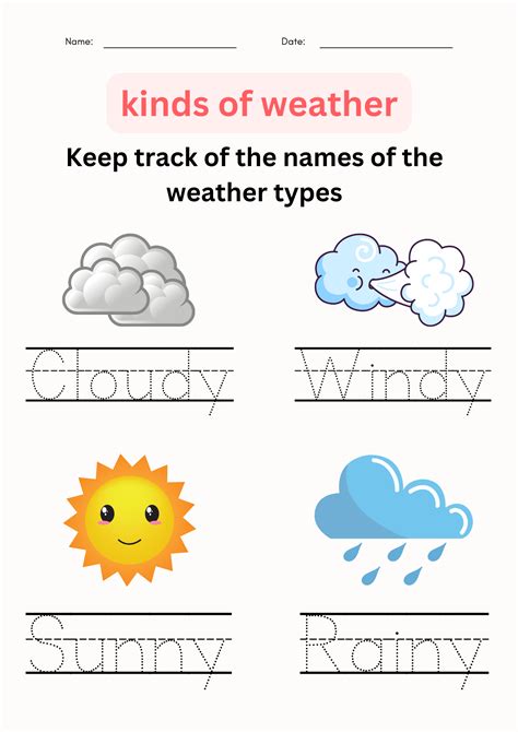 Image result for Weather Worksheets