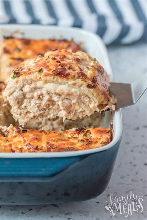 Crack Chicken Lasagna - Family Fresh Meals