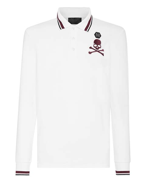 Polo shirt LS Skull&Bones | Philipp Plein Outlet