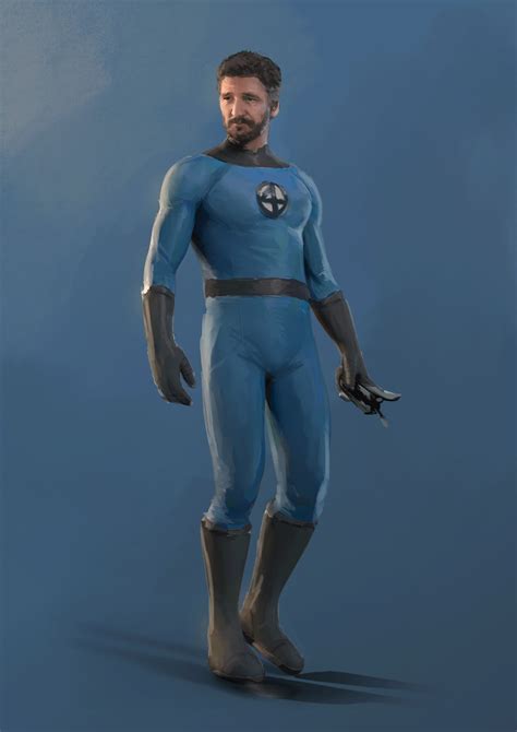 MCU: Fantastic Four Artwork Shows Pedro Pascal as Reed Richards