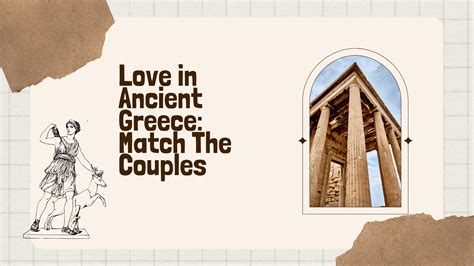 Love in Ancient Greece: Match The Couples