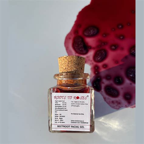 Beetroot facial Gel – Roots To Roses