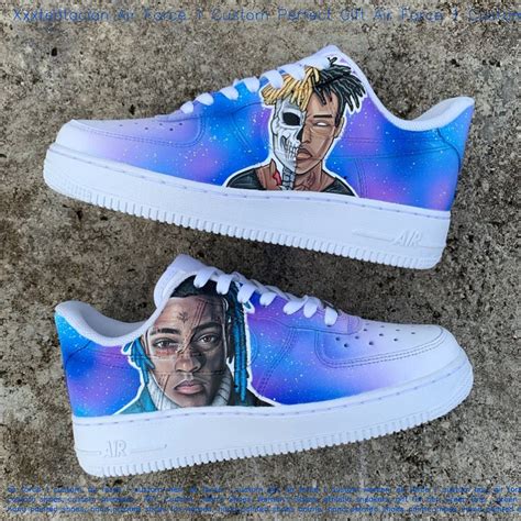 Xxxtentacion Air Force 1 Custom Perfect Gift Air Force 1 Custombuy Now: Etsneaker.com/pu-1277 - Etsy
