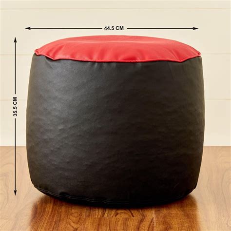 Buy Champion Fabric Pouffe - Black from Home Centre at just INR 1495.0