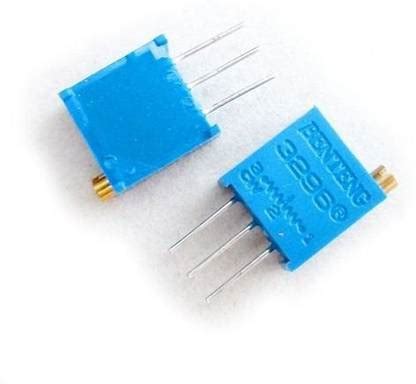 TechInfo 10 pcs 3296W 100k Ohm multiturn Trimpot Trimmer Potentiometer ...