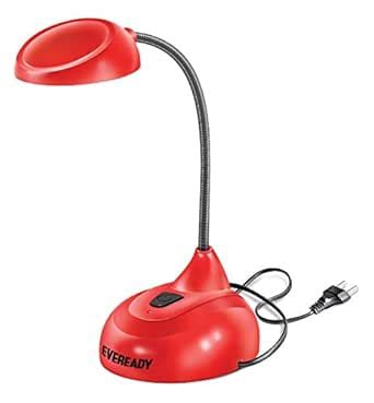 Buy Eveready Homelite HL 69 LED Desk Lamp (Red) Online at Low Prices in ...