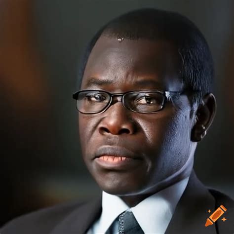 Portrait of teodoro nguema obiang mangue on Craiyon