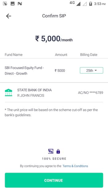 How to start SIP using OTM - Groww