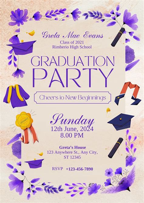 Image result for Graduation Reception Invitation