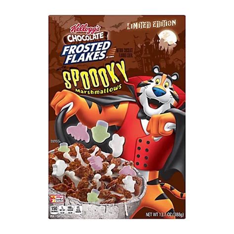 Chocolate Frosted Flakes w/Spooky Marshmallows | Chocolate frosted ...