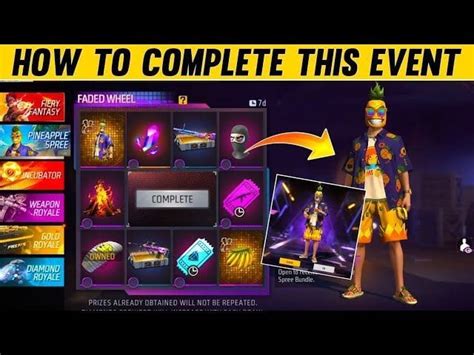 Free Fire MAX Faded Wheel: How to get Pineapple Spree Bundle in April 2023