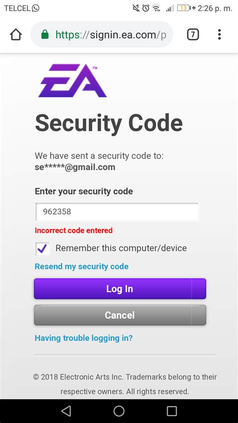 Image result for EA Verification Code Not Sending