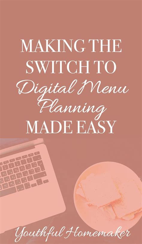 Switch to digital menu planning, the easy way! | Digital menu, Menu ...
