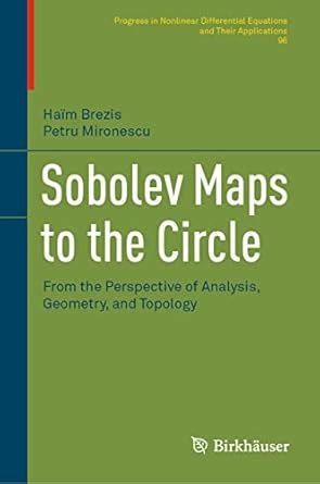 Buy Sobolev Maps to the Circle: From the Perspective of Analysis ...