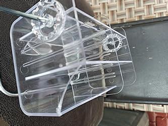 Zollyss 6-Slot Acrylic Rectangular Home Desk Tv Air-Conditioner Remote ...