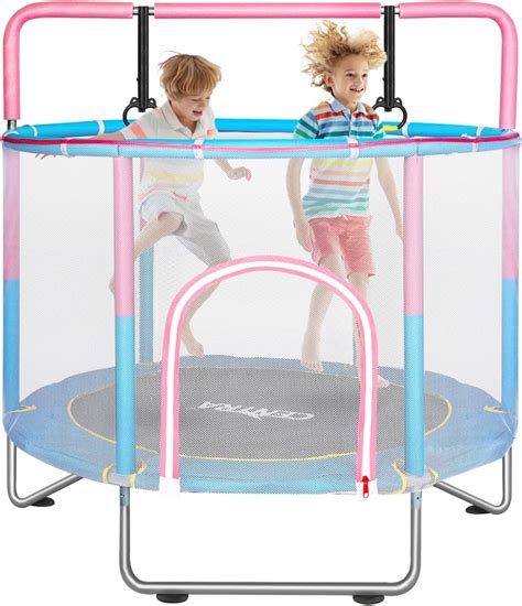 Centra 55'' Trampoline for Kids, Toddler Trampoline Indoor/Outdoor ...