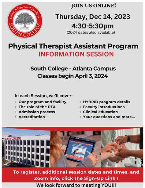 Great news!!! Our PTA Program at South College Atlanta is moving ...