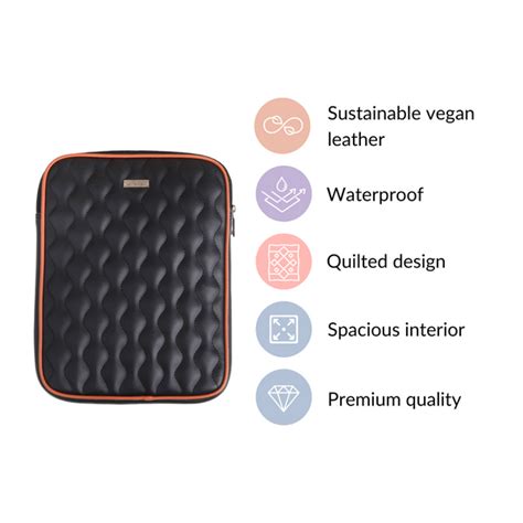 Waterproof iPad Case Black Online - Premium Laptop Bag | Nestasia