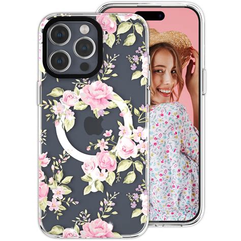 Amazon.com: YeLoveHaw for iPhone 16 Pro Max Magnetic Clear Phone Case ...