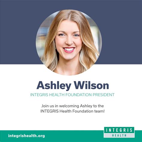 I am incredibly excited to welcome Ashley Wilson to the INTEGRIS Health ...